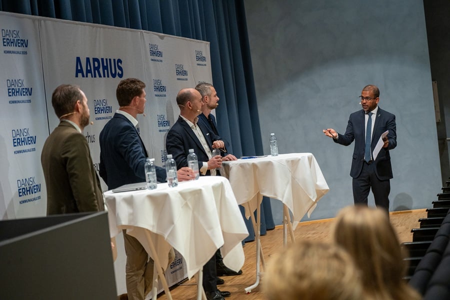 Lokalkandidater under paneldebat i Aarhus