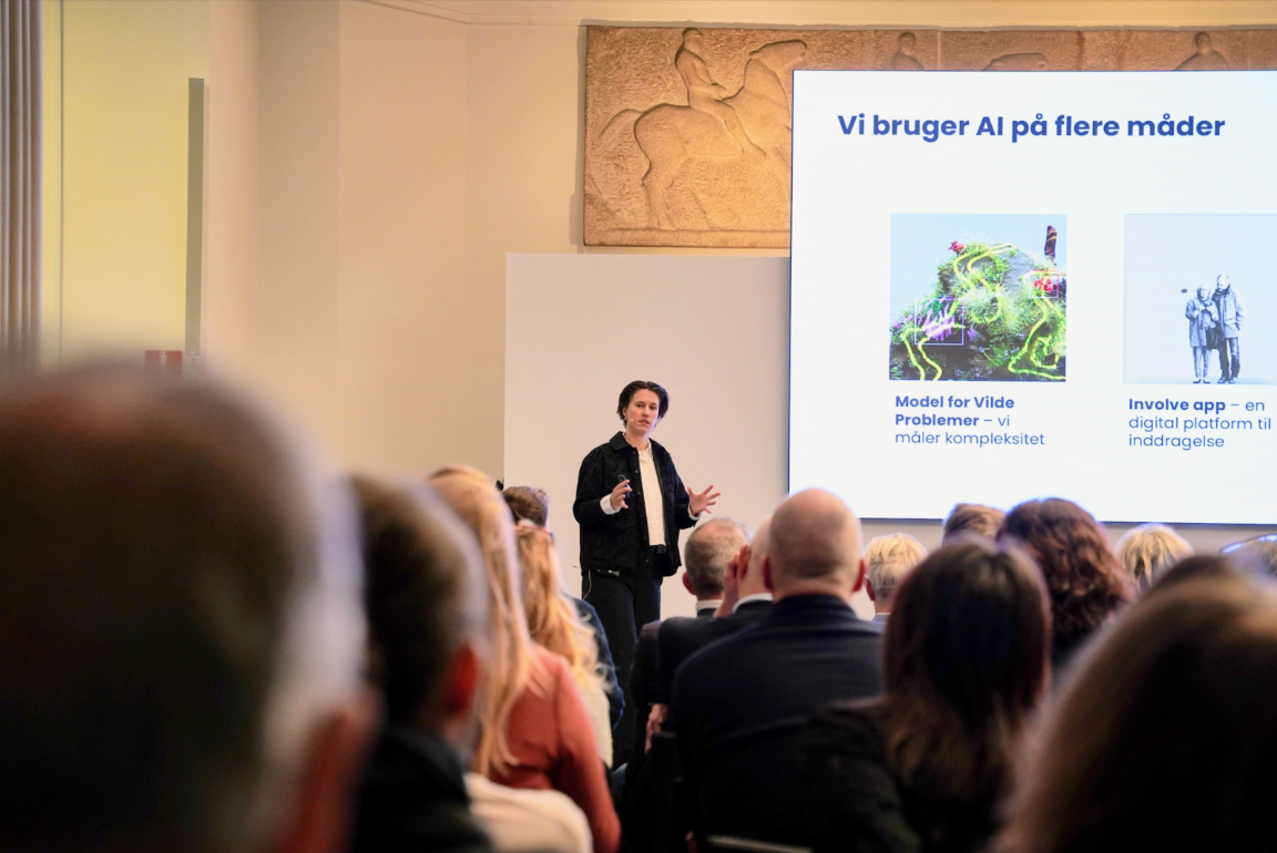 Sofie Burgos Torsen praesenterer INVIs AI-model