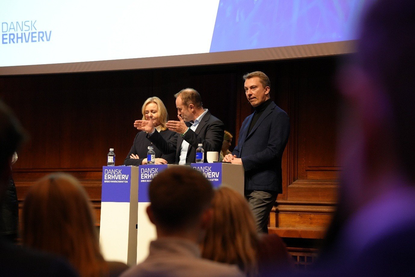 Billede af Mona Juul (K), Martin Lidegaard (R), og Morten Messerschmidt (DF) 