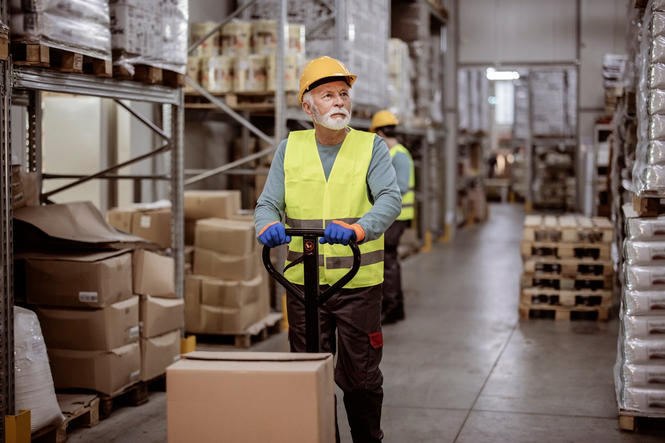 Folkepensionist i arbejde