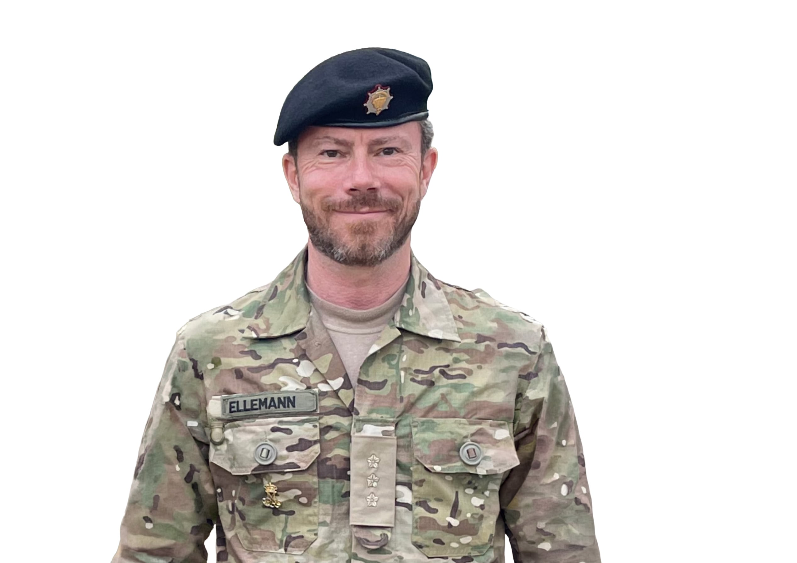 Jakob Ellemann-Jensen i uniform