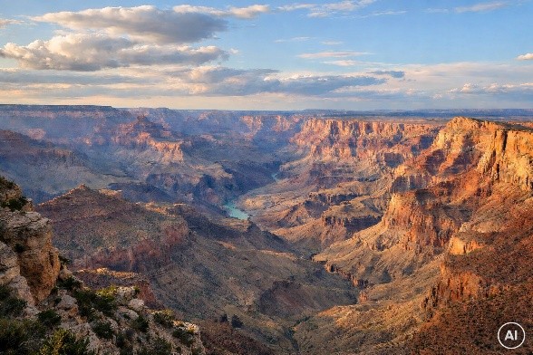 AI-billede af Grand Canyon