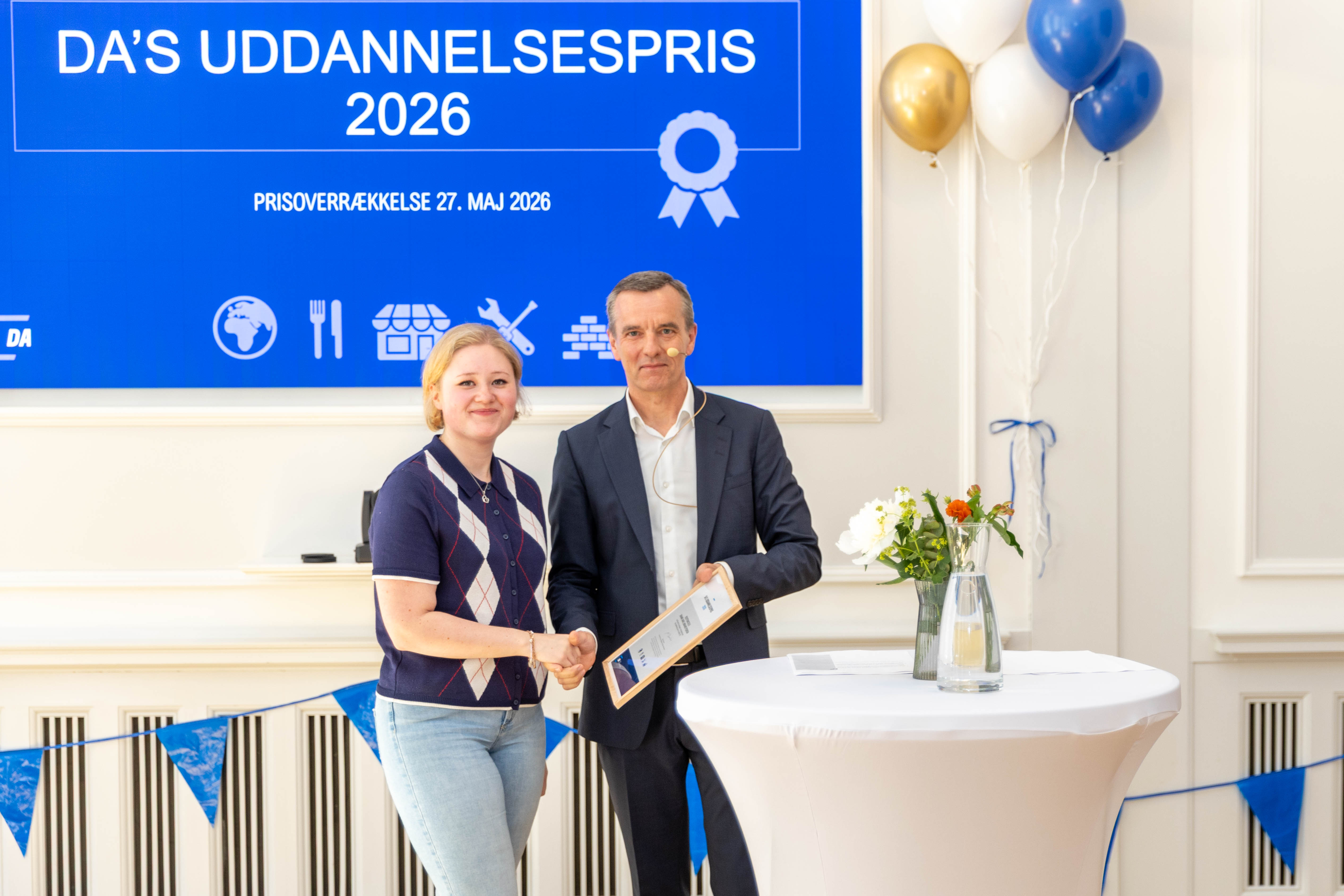 Prismodtager Johanne fra Admiral Hotel