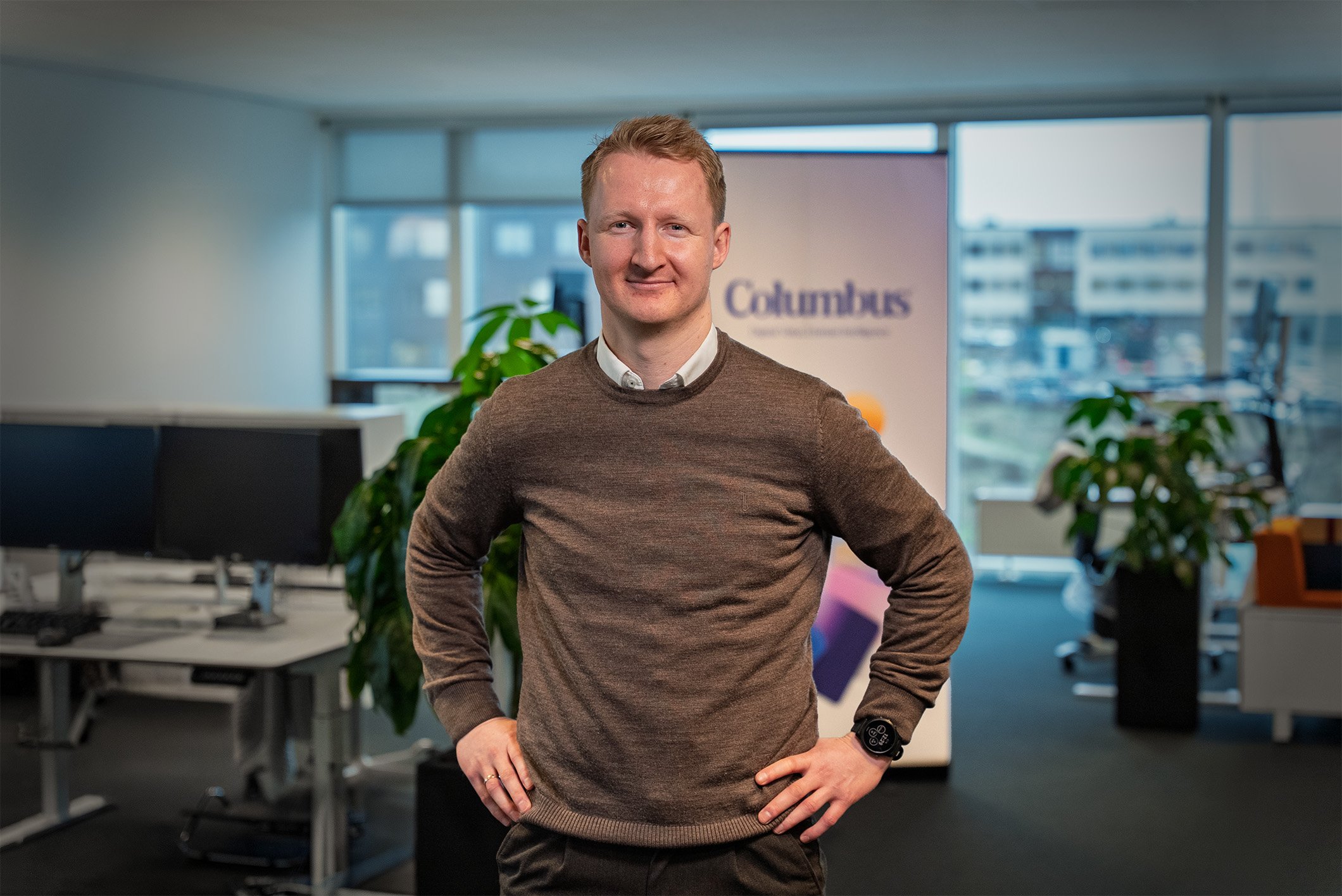 Kasper Hjortsh&oslash;j Gammelgaard, Director for Automation & AI hos Columbus Danmark A/S. 